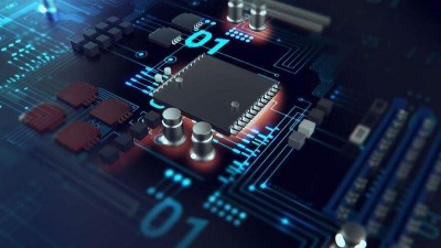 -40°C时，被测电路板表面凝霜实图