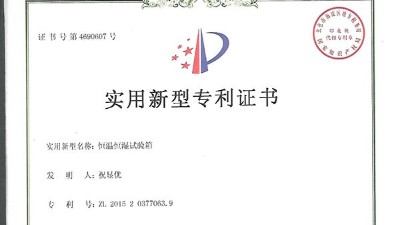 热烈祝贺我公司获得麻豆一级内射视频专利证书